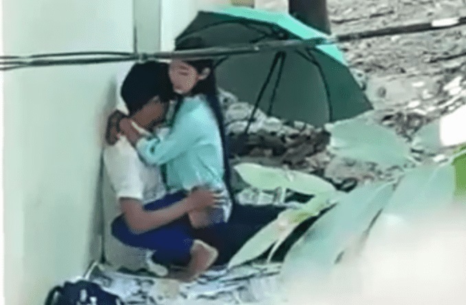 Viral Public Torjackan ng mga College Students sa Gilid ng School Building