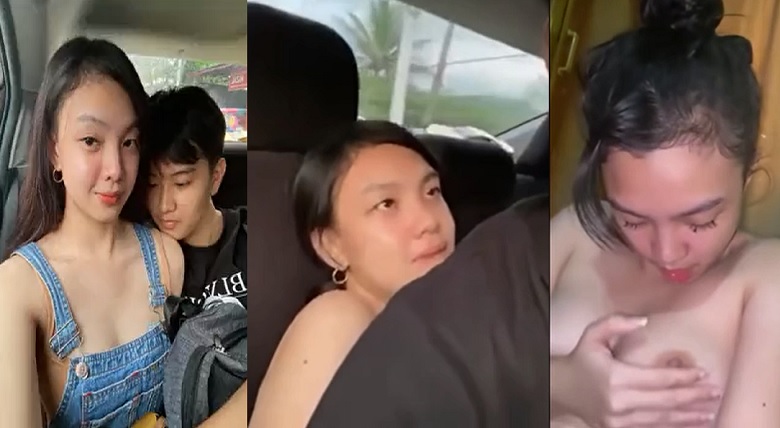 Nagayuma na ata kay chinito itong si tisay iba makatitig habang jinajakol sa kotse